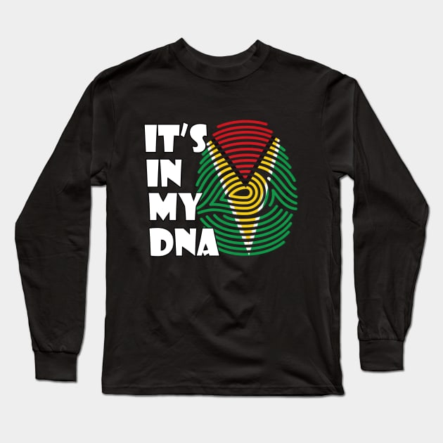 guyana Long Sleeve T-Shirt by daybeear